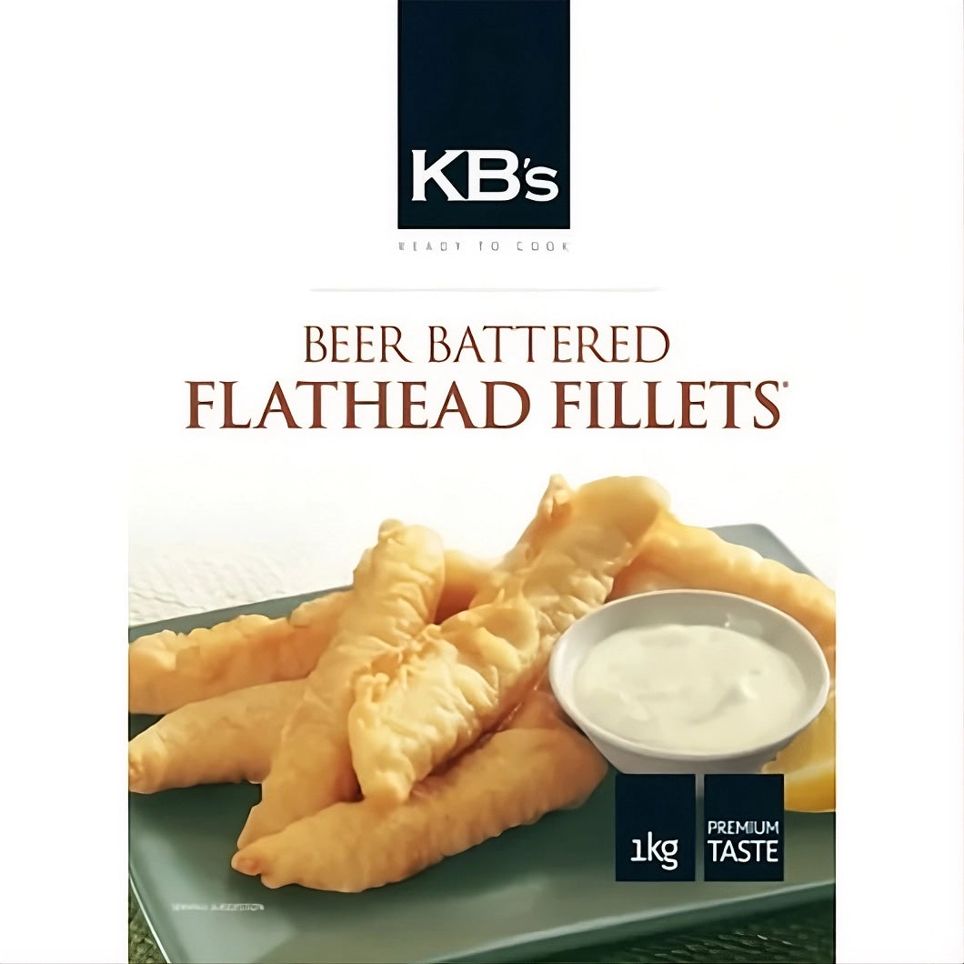 KB Beer Battered Flathead 1kg