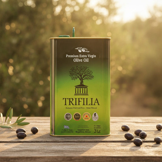 Premium Extra Virgin Trifilia Olive Oil 3L tin