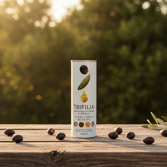 Premium Extra Virgin Trifilia Olive Oil 500ml tin