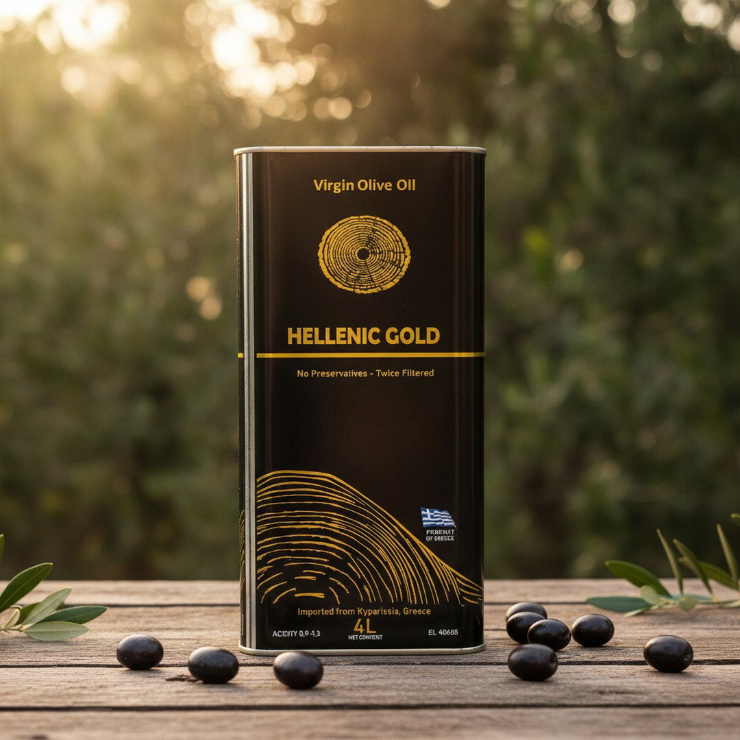 Virgin Hellenic Gold Olive Oil 4L