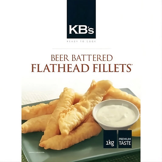 KB Beer Battered Flathead 1kg