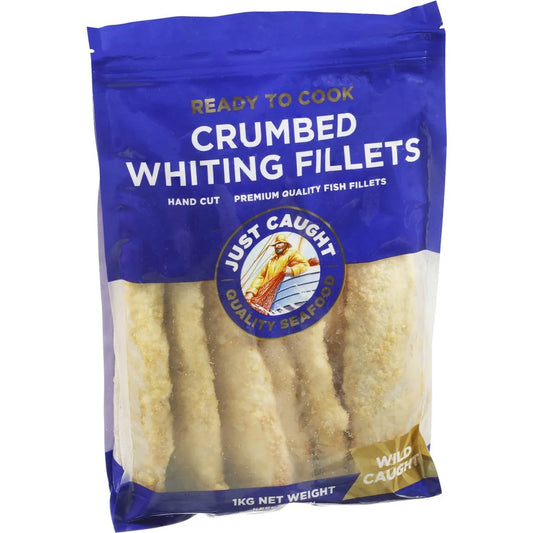 J/C Crumbed Whiting Fillets 1kg
