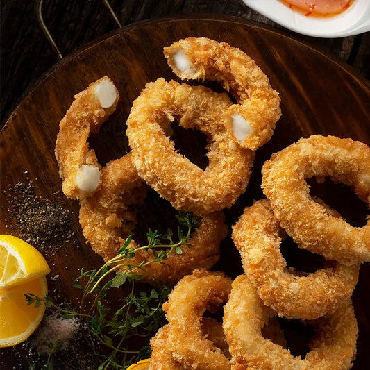Panko Crumbed Squid Rings 4kg