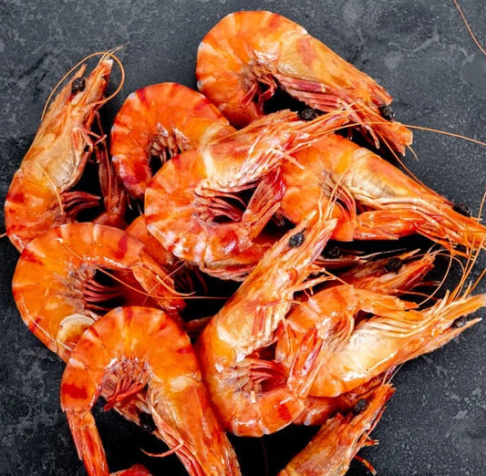 SA Whole Cooked King Prawns