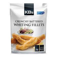 KB Crunchy Battered Whiting Fillets 1kg
