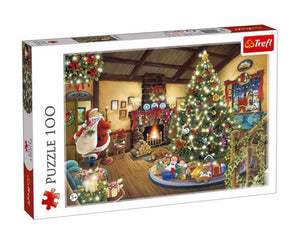 Christmas Santa & Decorations Puzzle- 100p