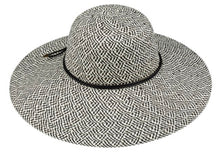 Load image into Gallery viewer, Sun Hat Black &amp; White
