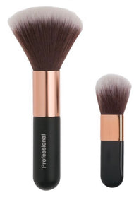 Brushes Powder Pink Gold with Case - 2 pcs.